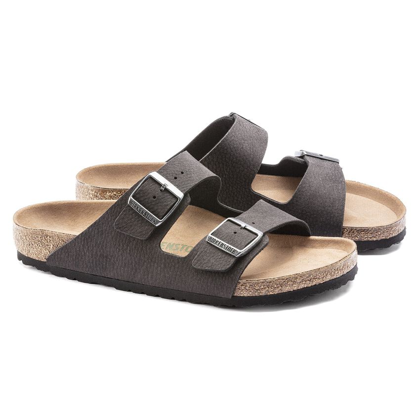 Birkenstock Arizona Vegan Synthetic - Desert Dust Black