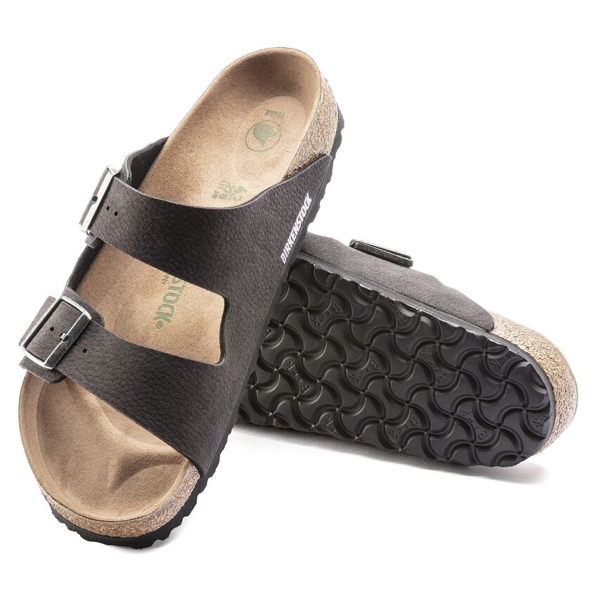 Birkenstock Arizona Vegan Synthetic - Desert Dust Black