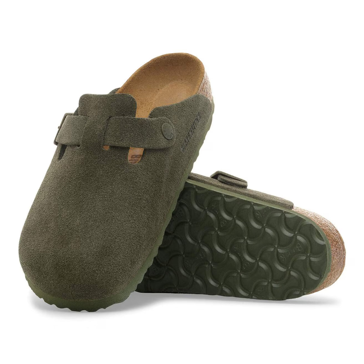 Birkenstock Boston suede thyme