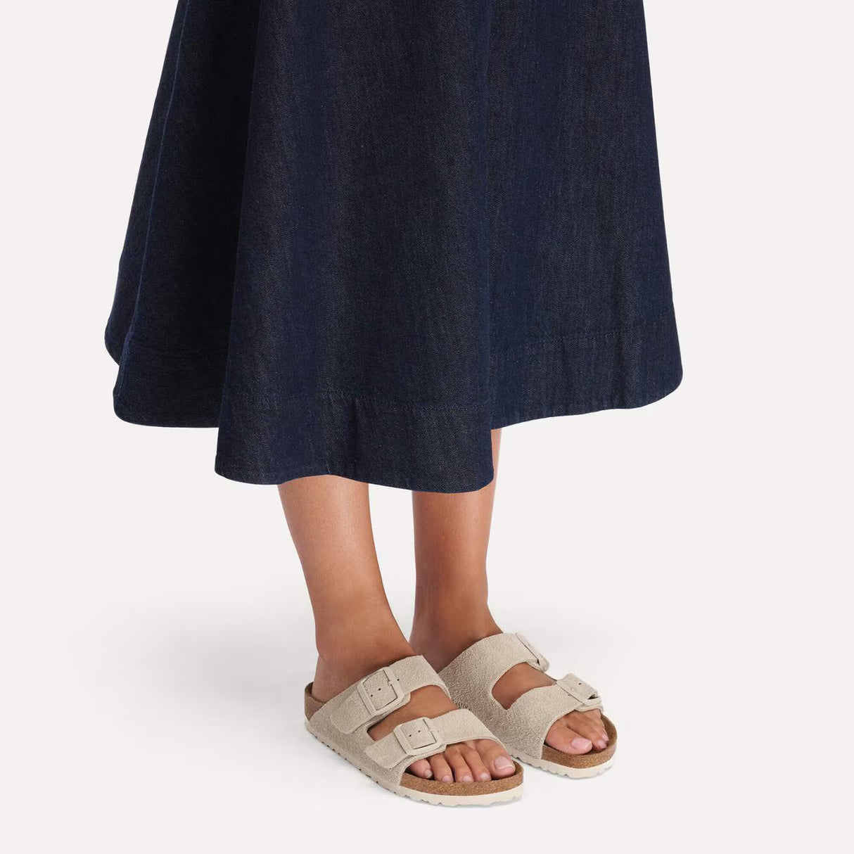 Birkenstock Arizona Suede Leather - Oyster