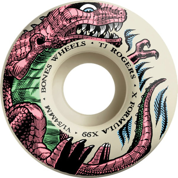 Bones X-Formula Dino-Sortas 54mm 99A Skateboard Wheel