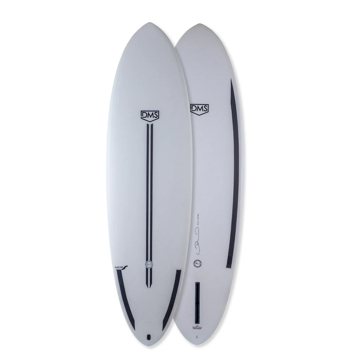 DMS Funboard 7' - Injection Tech White