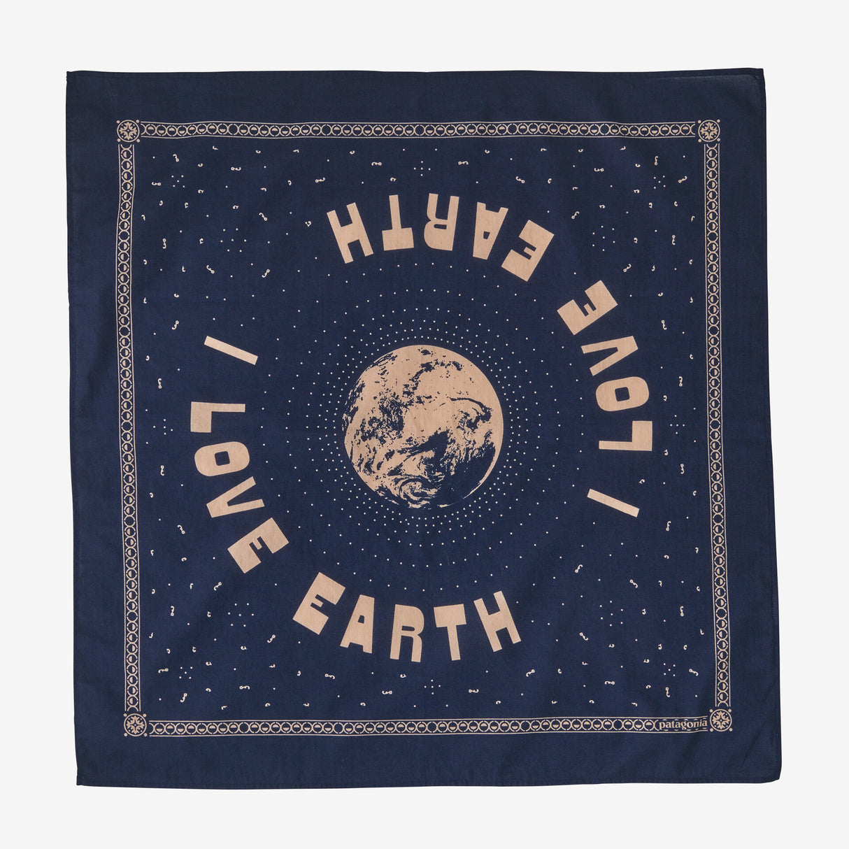 Patagonia Bandana - Earth Love: Sound Blue