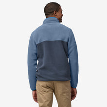 Load image into Gallery viewer, Patagonia Men&#39;s Lightweight Synchilla® Snap-T® Fleece Pullover Smolder Blue
