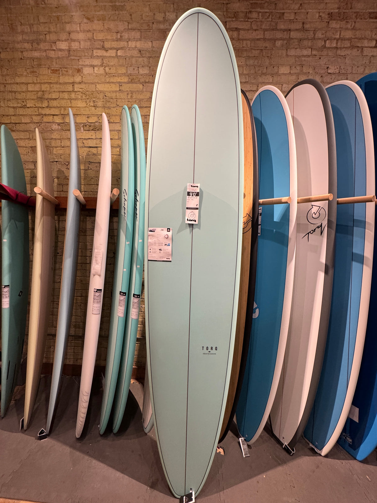 Torq "Long" Surfboard 9' Light Green