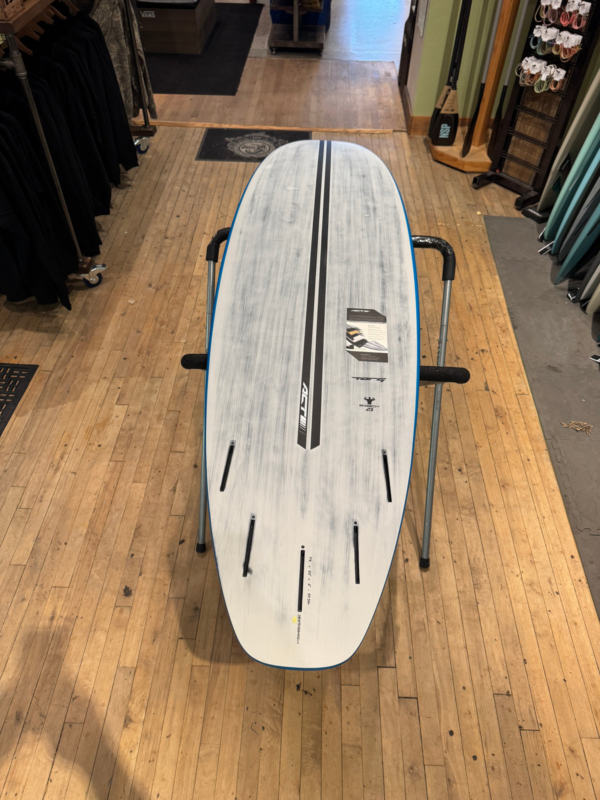 Torq ACT Big Boy 7'6 Brushed with Blue Rails