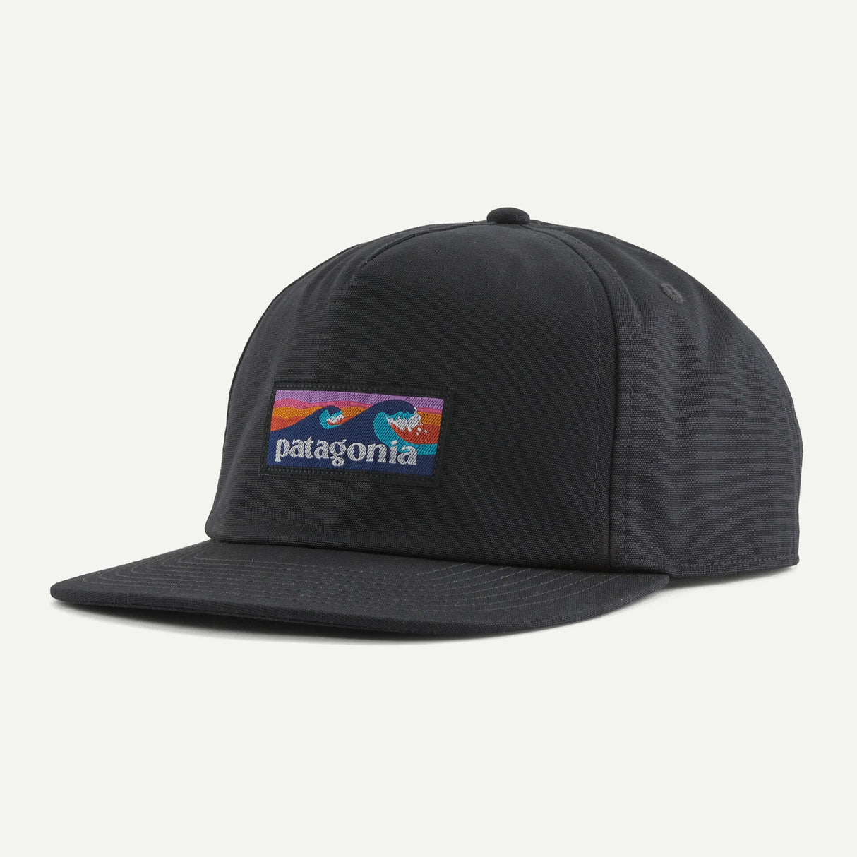 Patagonia Boardshort Label Funfarer Cap: Ink Black