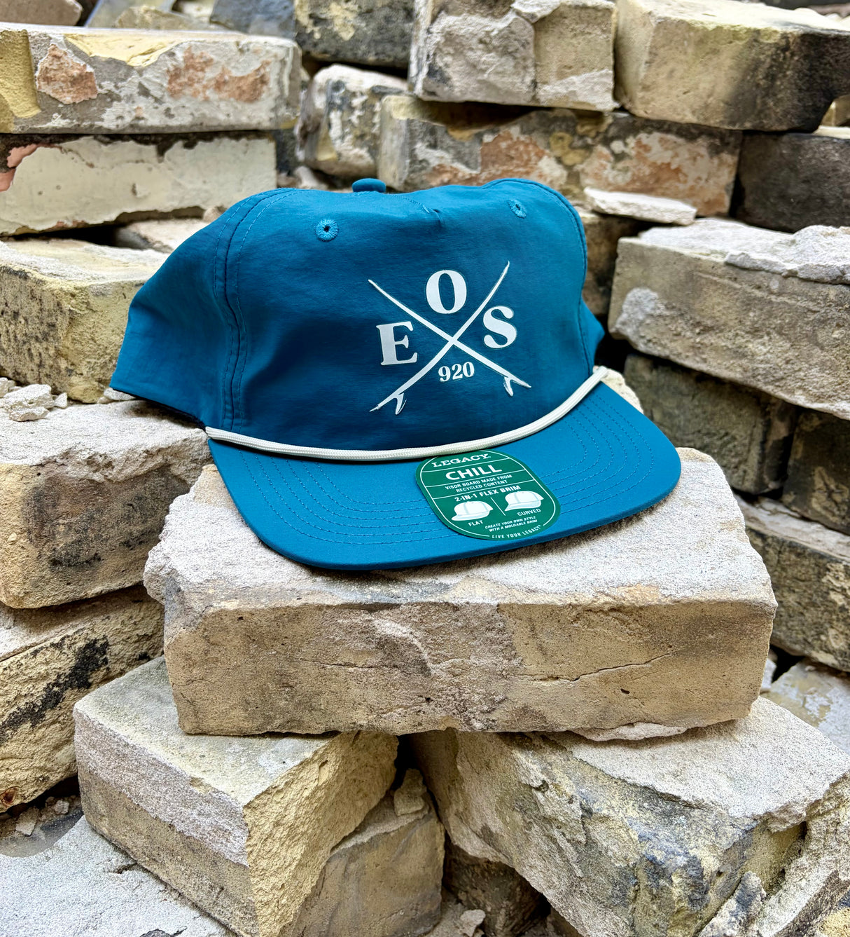 EOS Crest Logo Unstructured Cap - Marine Blue