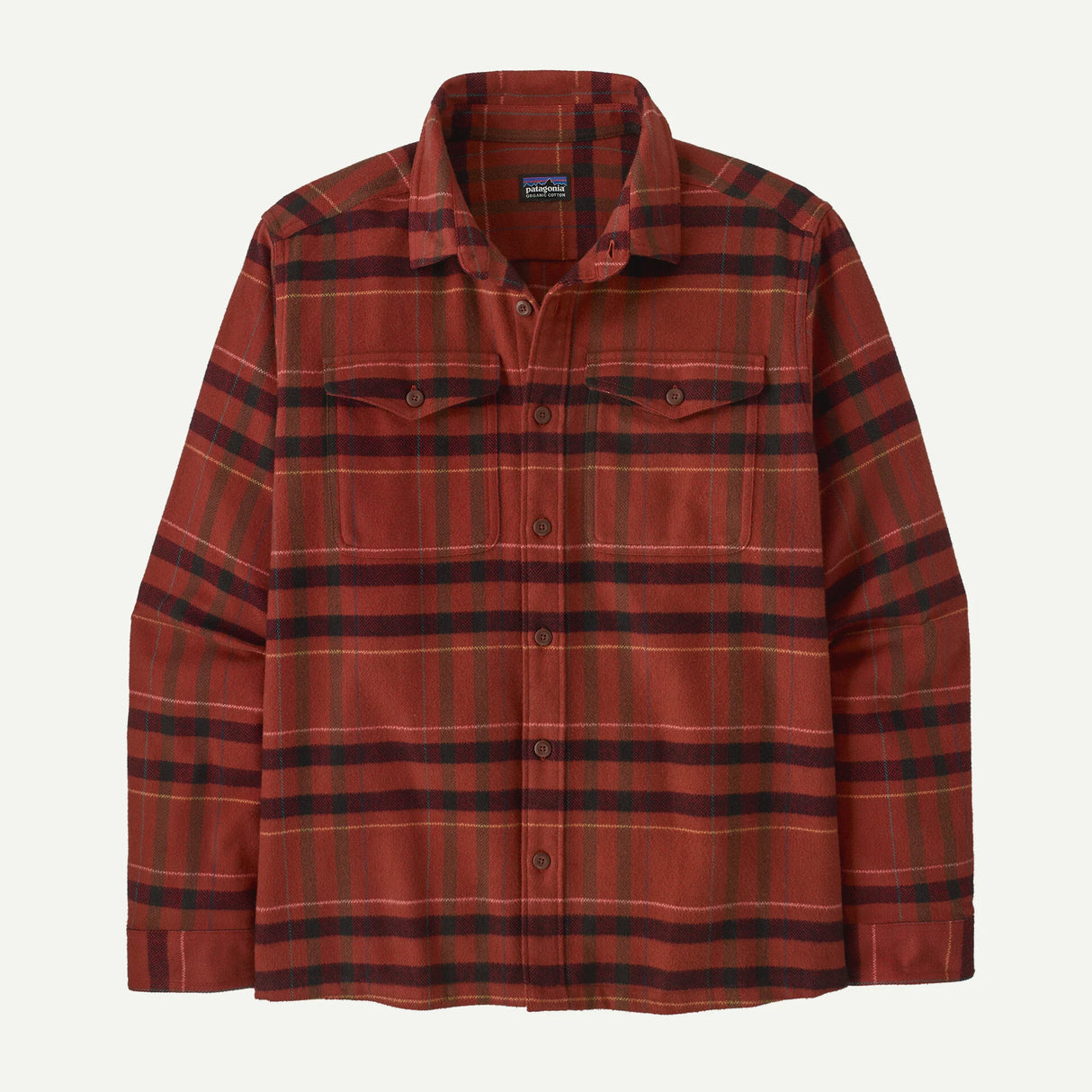 Patagonia Men's Fjord Flannel Shirt King: Dried Vanilla