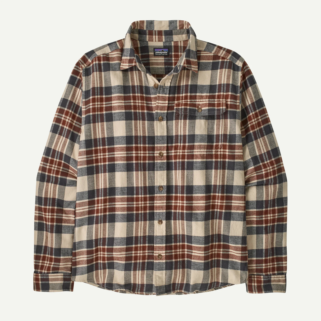 Patagonia Men's Long-Sleeved Lightweight Fjord Flannel Shirt