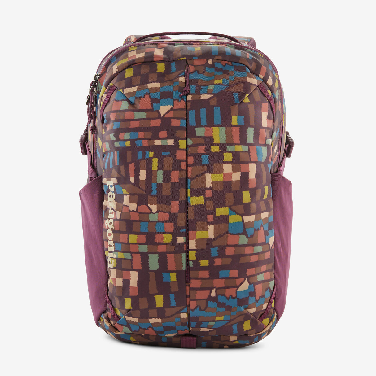 Patagonia Refugio Daypack 26L - Fitz Roy Patchwork: Night Plum