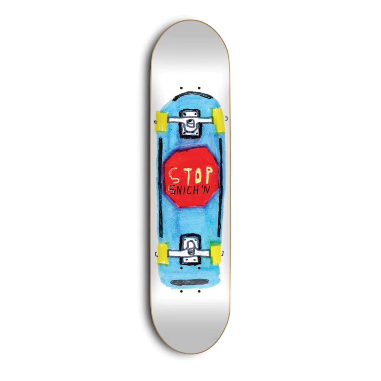 SKATE MENTAL ERIC KOSTON STOP SNITCHING DECK 8.25
