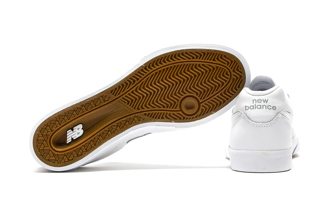 New Balance Numeric 574 Vulc - White / White