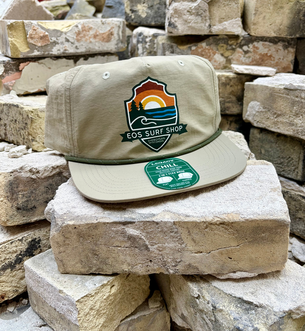 EOS "Park System" Unstructured Hat -Tan