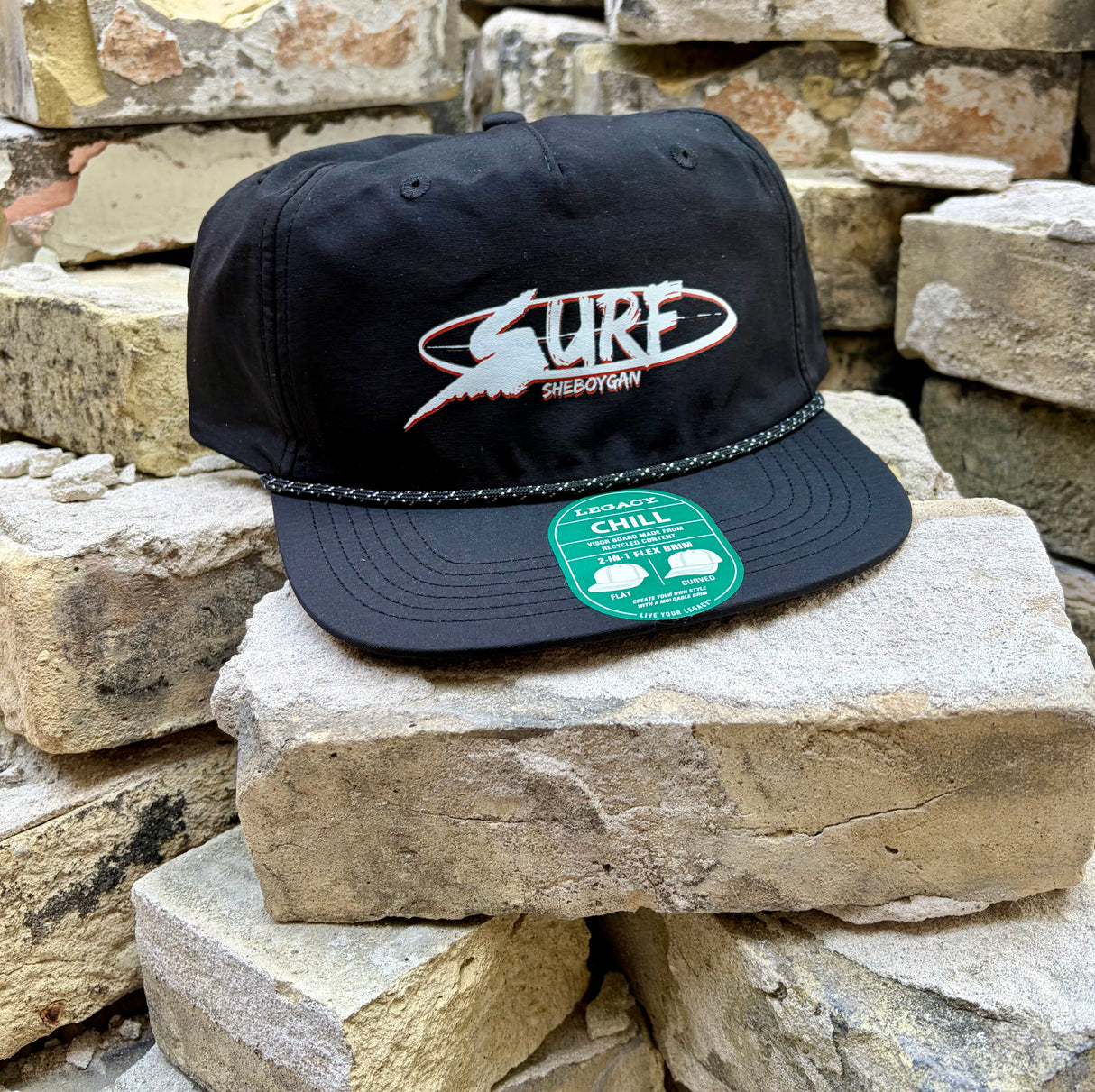 EOS Surf “Slasher” Unstructured Hat- Black