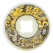 Load image into Gallery viewer, 56mm Vomit Mini White Yellow 97a Slime Balls Skateboard Wheels
