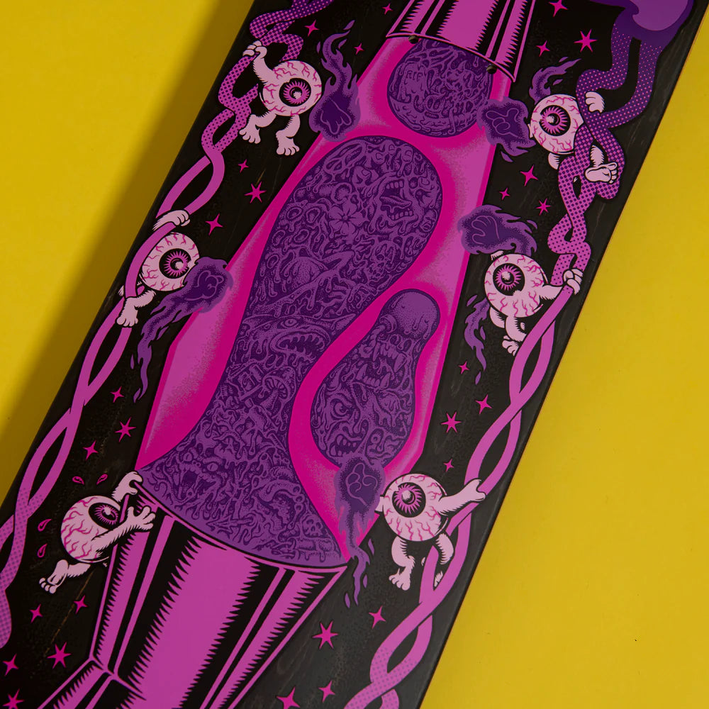 8.28in Gartland Lava Lamp Santa Cruz Skateboard Deck