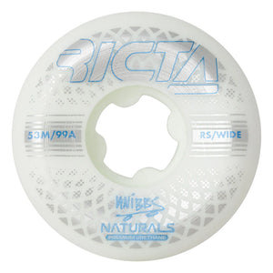 53mm Knibbs Reflective Naturals Wide 99a Ricta Skateboard Wheels