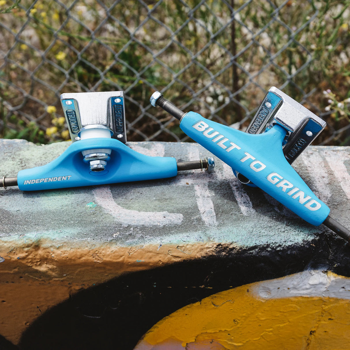 Stage 11 BTG Speed Blue Silver Standard Independent Skateboard Trucks (SET) 144