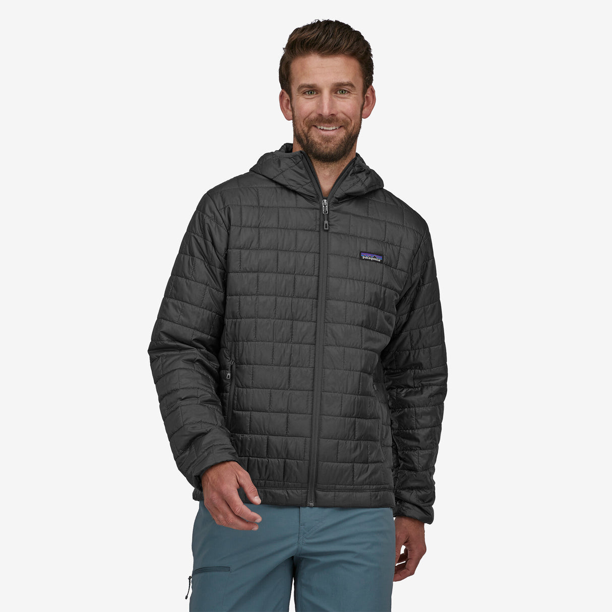 Patagonia Men's Nano Puff® Hoody - Forge Grey