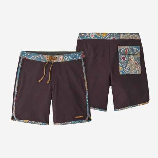 Patagonia Men's Hydropeak Scallop Boardshort - Obsidian Plum 18"