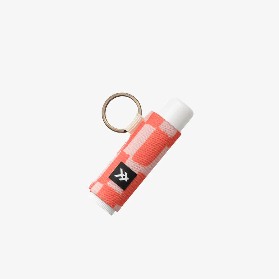 Thread Chapstick Holder Keychain - Scout Peach