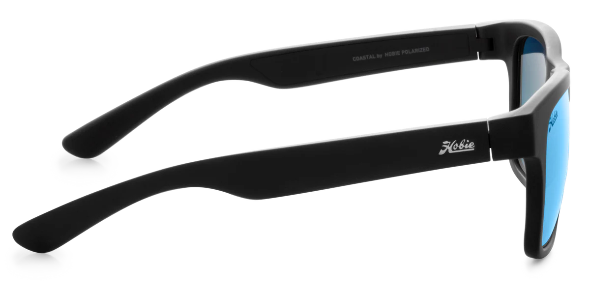 Hobie Coastal Float Sunglasses - Satin Black/ Cobalt