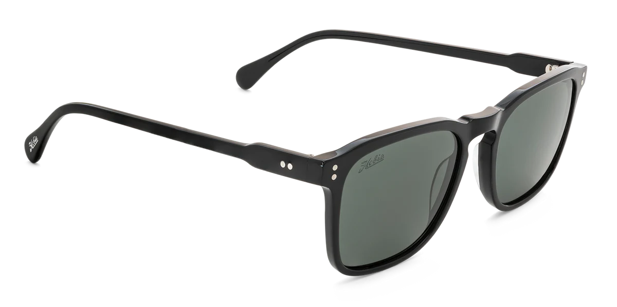 Hobie Cortez Sunglasses - Shiny Black/ Grey Polarized