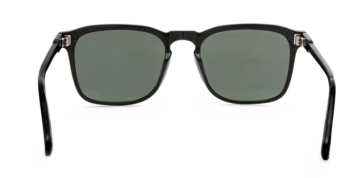 Hobie Cortez Sunglasses - Shiny Black/ Grey Polarized
