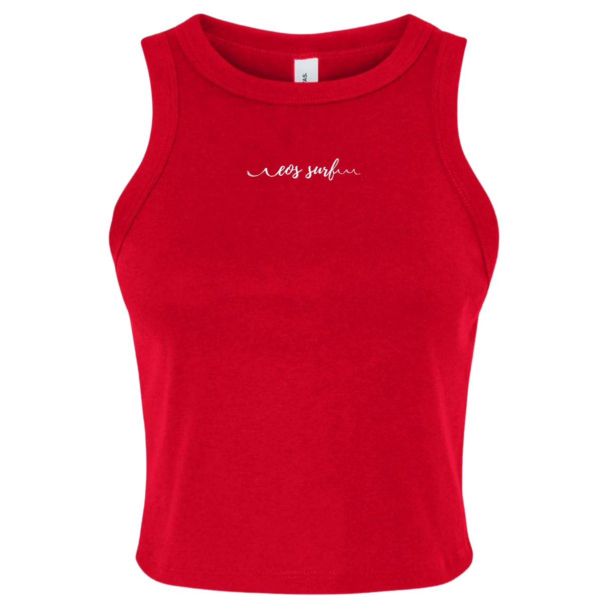 EOS Surf Women's "Waves" Ribbed Tank - Red