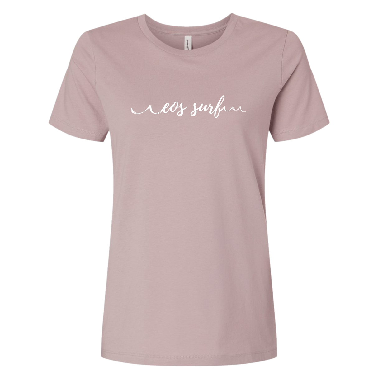 EOS Surf Women's "Waves" T-Shirt - Pink Gravel