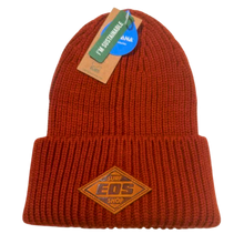 Load image into Gallery viewer, EOS Leather Patch Beanie
