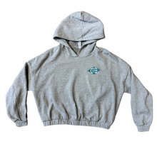 Load image into Gallery viewer, EOS &quot;Mr Zogs&quot; Women&#39;s Crop Hoodie  -Athletic Heather
