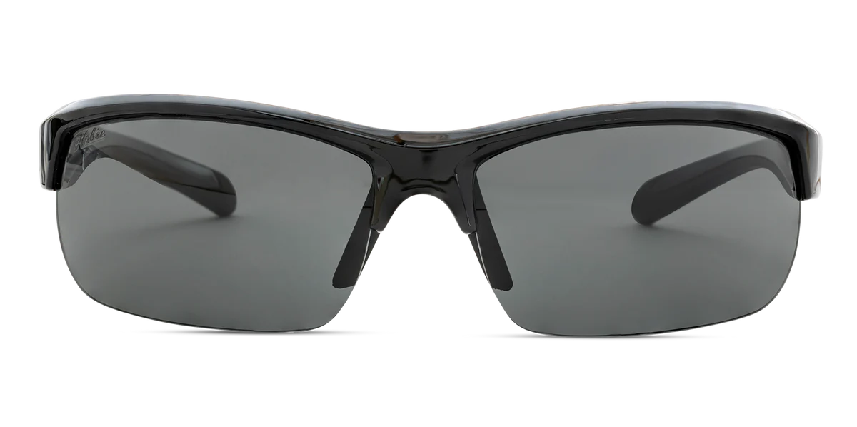 Hobie Eddy Float Sunglasses - Shiny Black/ Grey Polarized