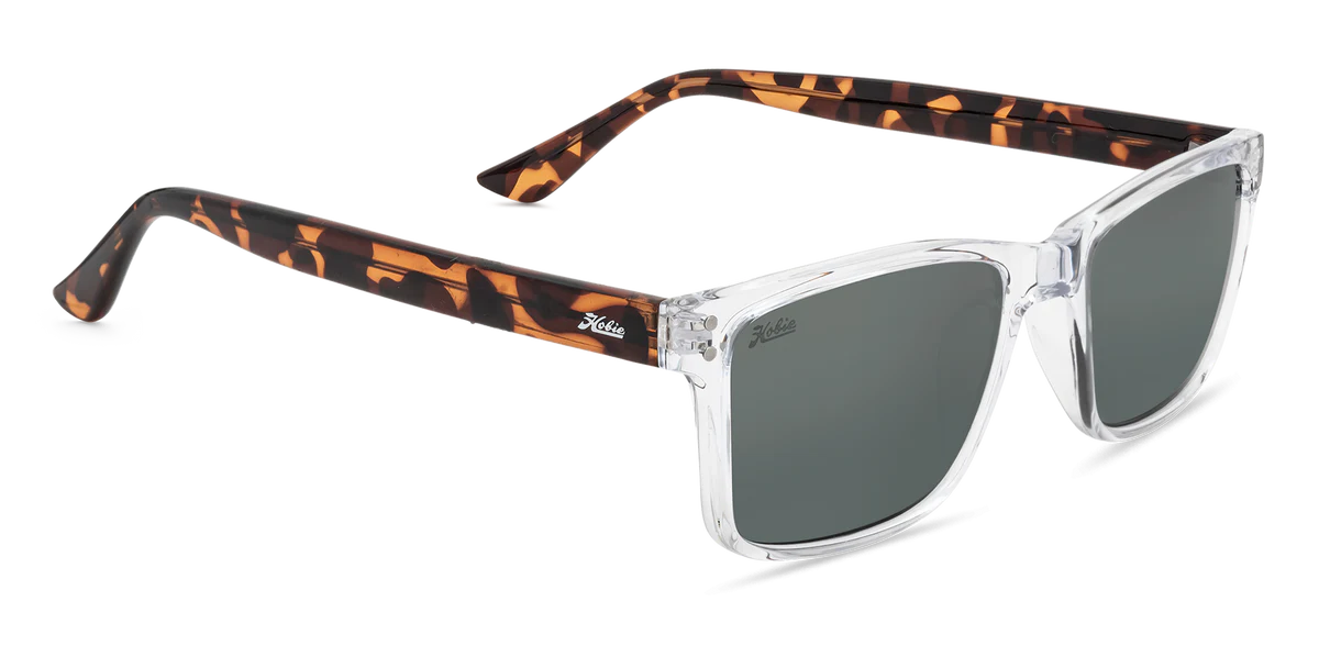 Hobie Flats Sunglasses - Shiny Crystal Clear