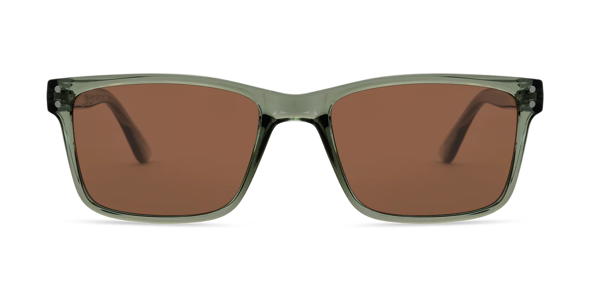 Hobie Flats Sunglasses - Shiny Crystal Olive