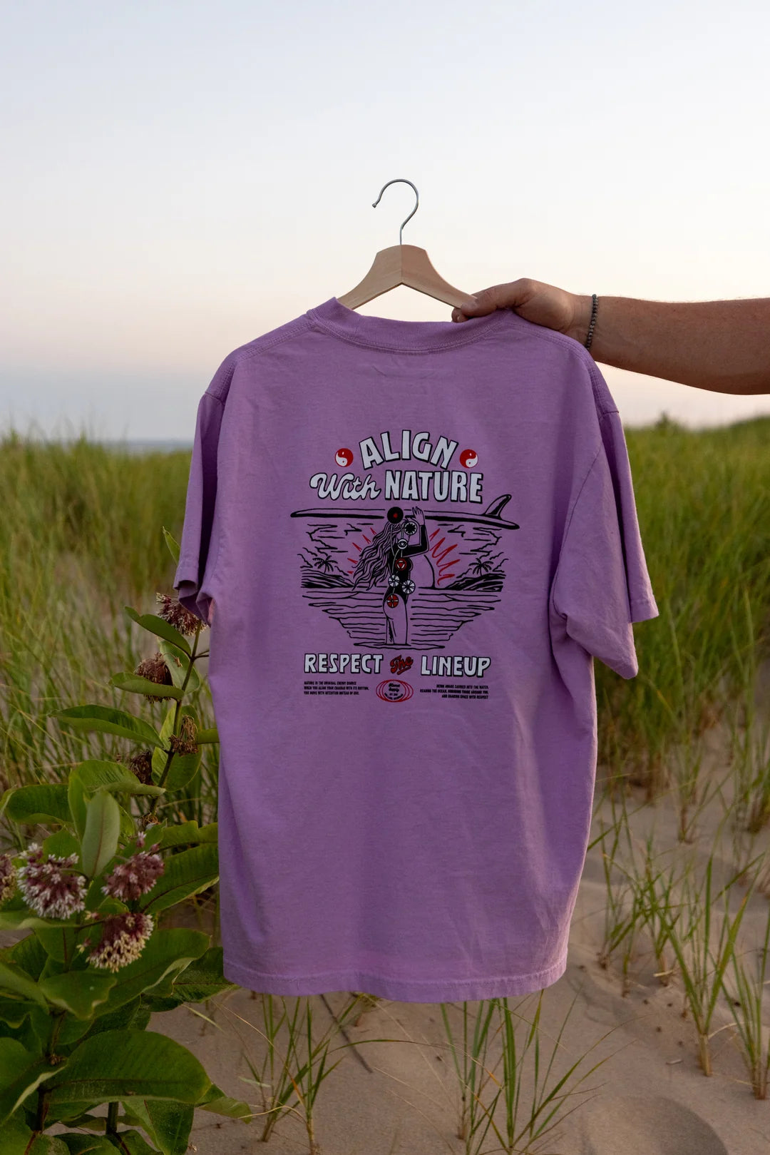Kismet Supply - Align w/ Nature Tee - Purple
