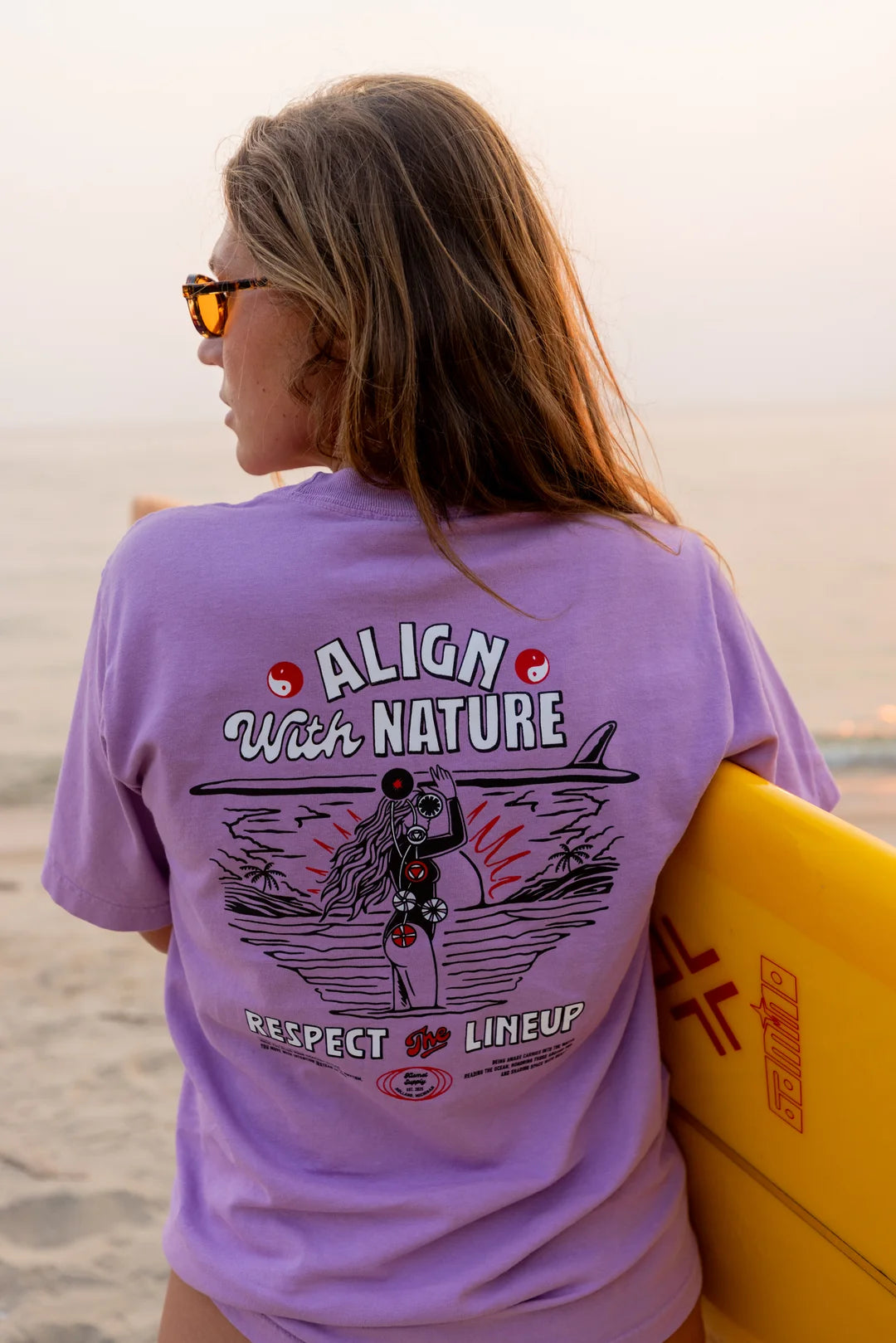 Kismet Supply - Align w/ Nature Tee - Purple