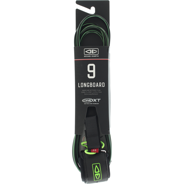 Ocean & Earth One XT Regular Leash 9' - Lime
