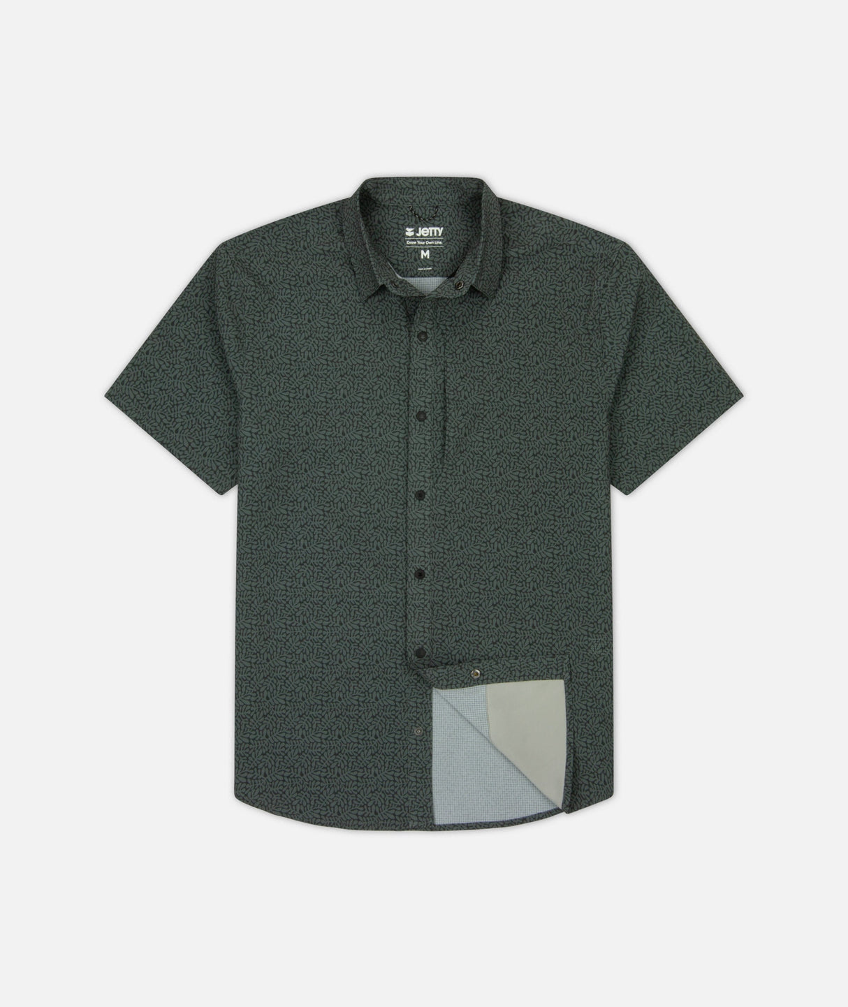 Jetty Sandspit Tech Shirt - Charcoal