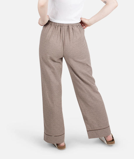 Jetty Women's Montauk Jacquard Pant - Brown