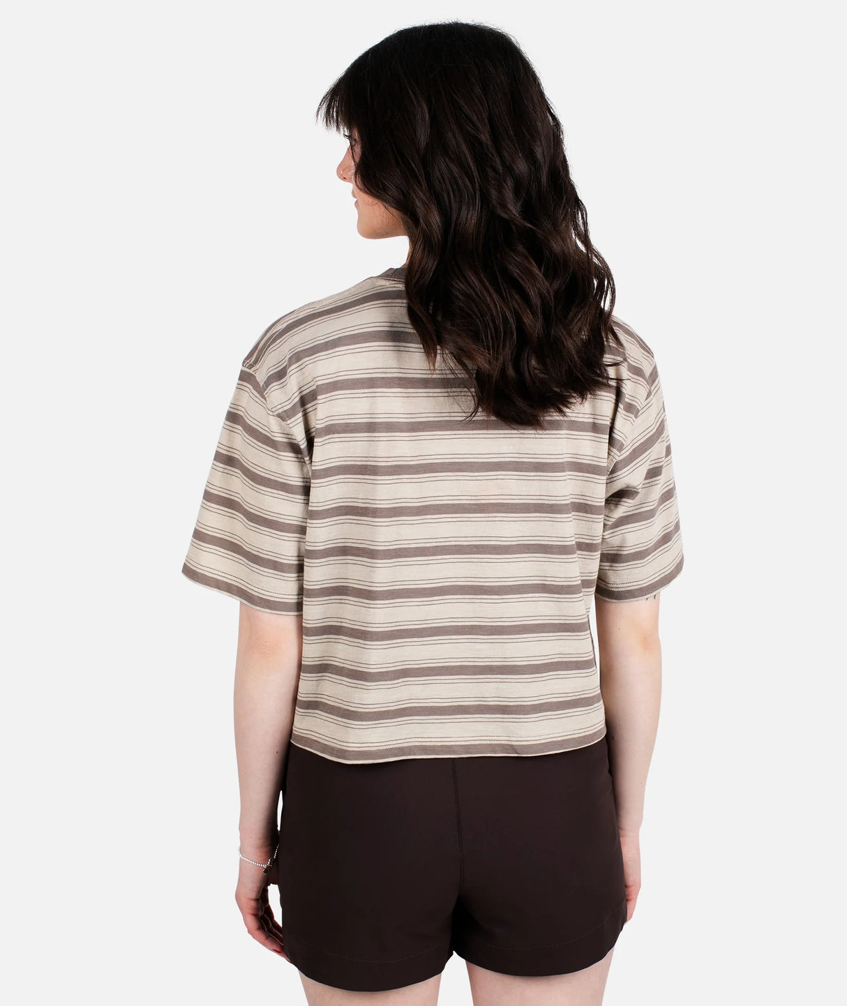 Jetty Women's Avalon Stripe Tee - Brown