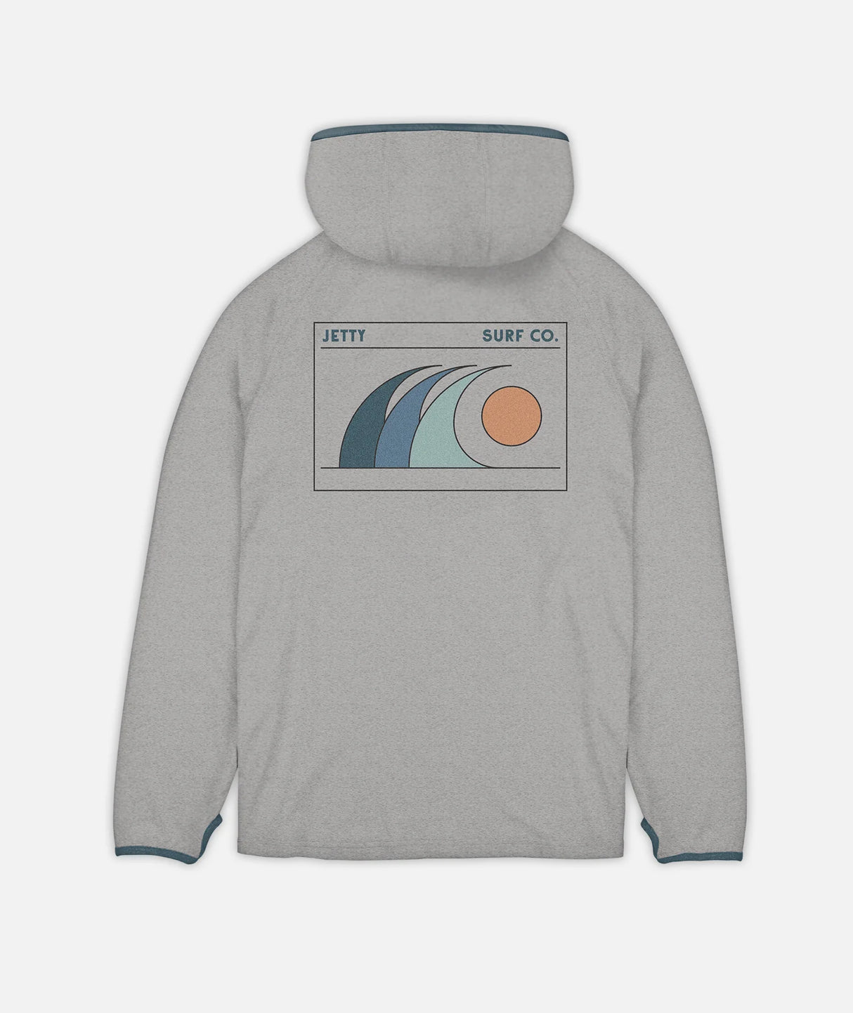 Jetty Mahi UV Tech Hoodie - Grey