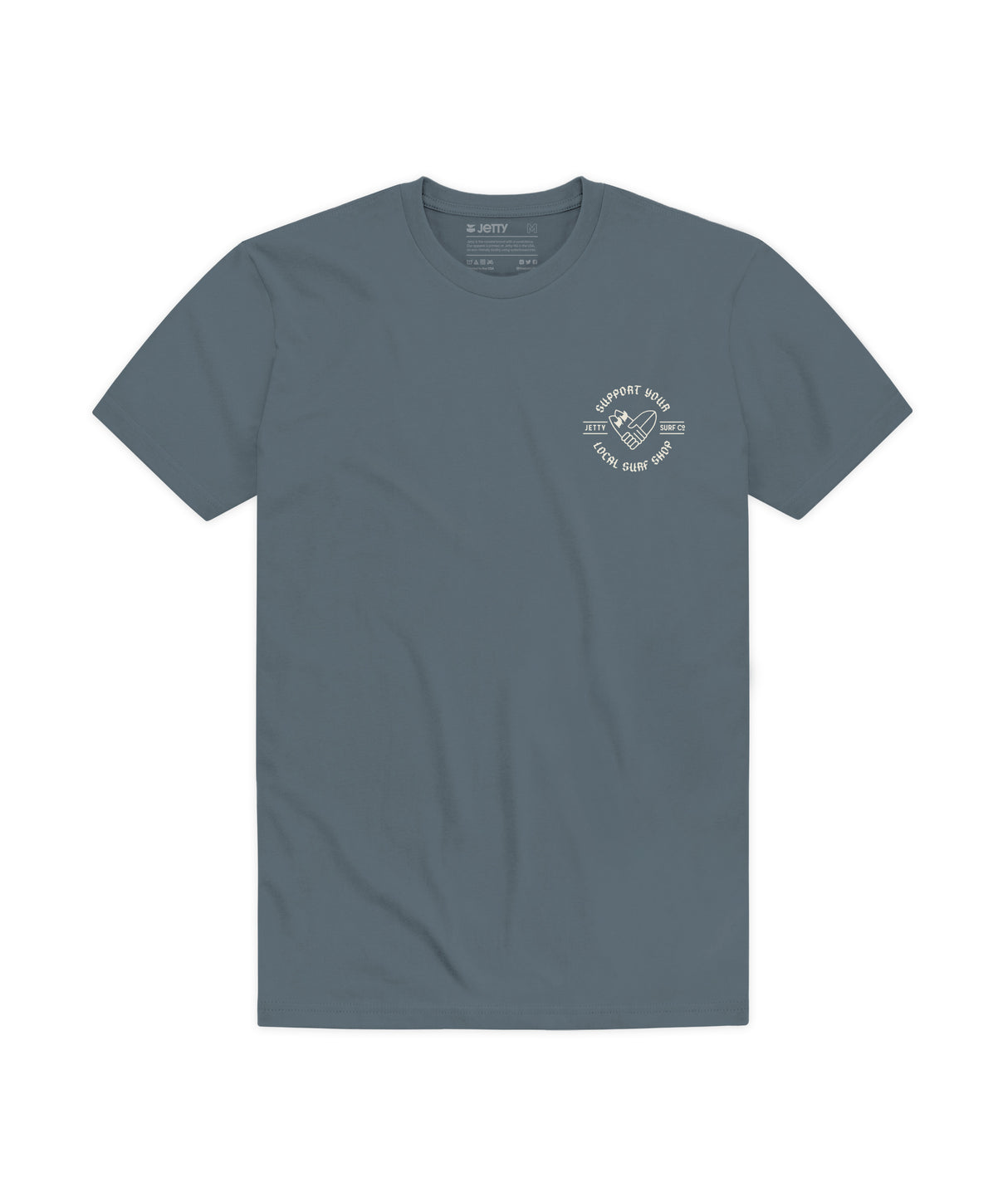 Jetty Surf Shop Day Mens T-Shirt - Slate