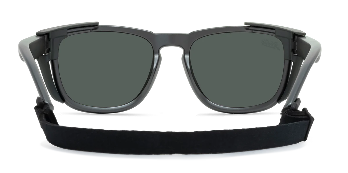 Hobie Monarch Float Sunglasses - Satin Metallic Grey/ Cobalt