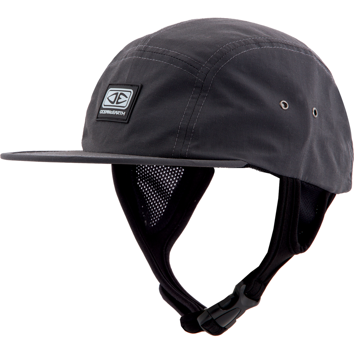 Ocean & Earth Men's ULU Surf Cap Adjustable - Black