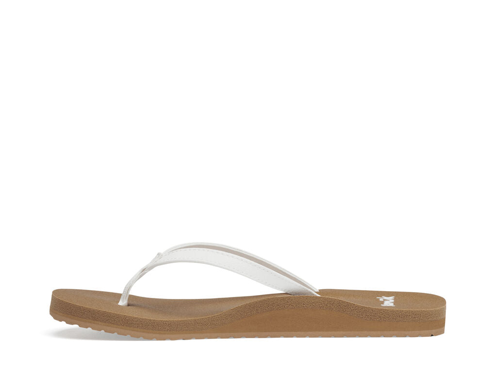 Sanuk Yoga Joy - White/Tan
