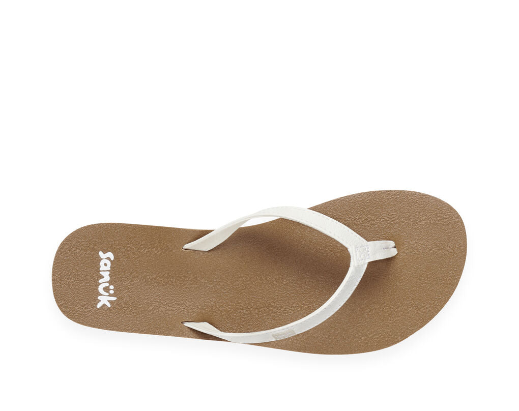 Sanuk Yoga Joy - White/Tan