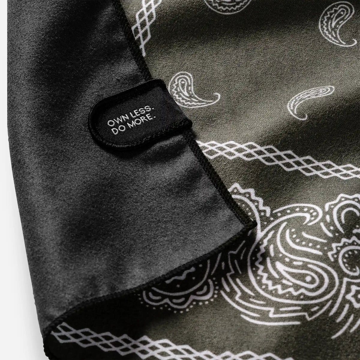 Nomadix Bandana Towel: Paisley Forest Green