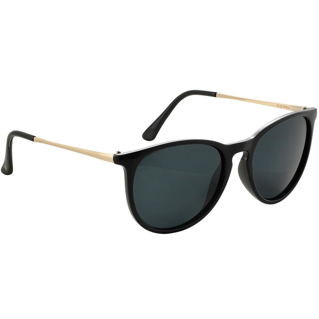 Sierra Black/Gold Polarized Sunglasses
